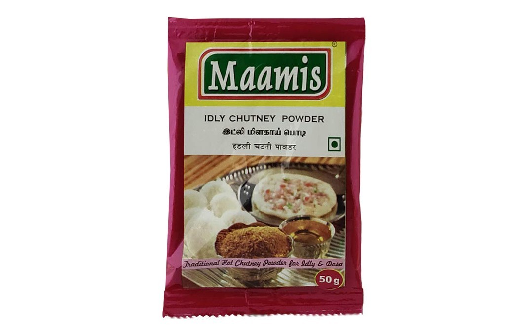 Maamis Idly Chutney Powder    Pack  50 grams